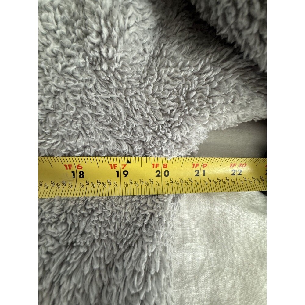 Patagonia Los Gatos 1/4 Zip Pullover Women's Large Gray Fleece Hoodie Activewear - Picture 12 of 15